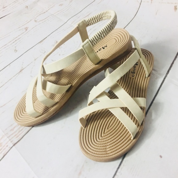 NWT Mango cream sandals Various Sizes - Picture 4 of 5